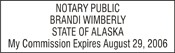Alaska Rec Notary Stamp
