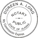 Alaska Self-Inking Notary