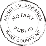 Pre-Inked North Carolina Notary