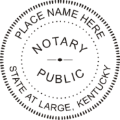 Pre-Inked Kentucky Notary