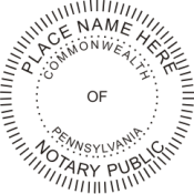 Pennsylvania Self-Inking Notary