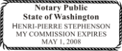 Washington Rec Notary 