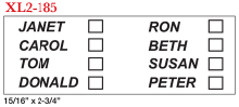 XL2-185 - XL2-185 Pre-Inked Stamp